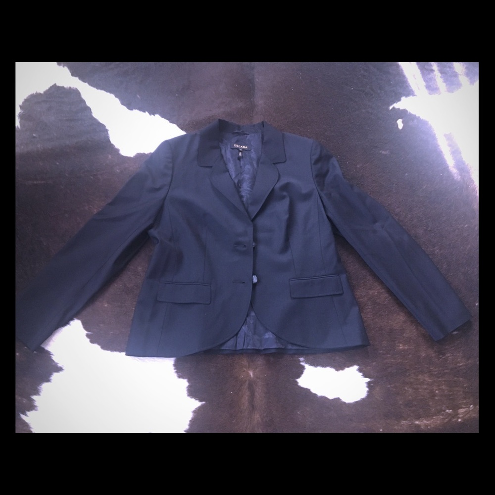 Escada all weather wool suit jacket.  Sz 44